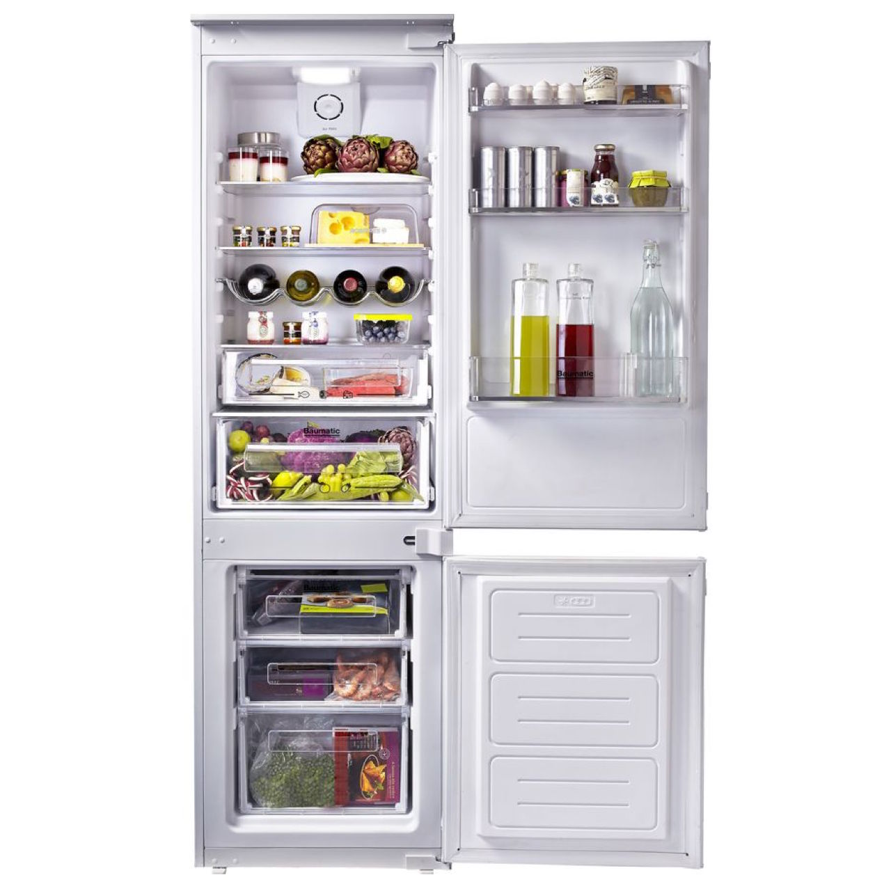 Baumatic built store in fridge freezer