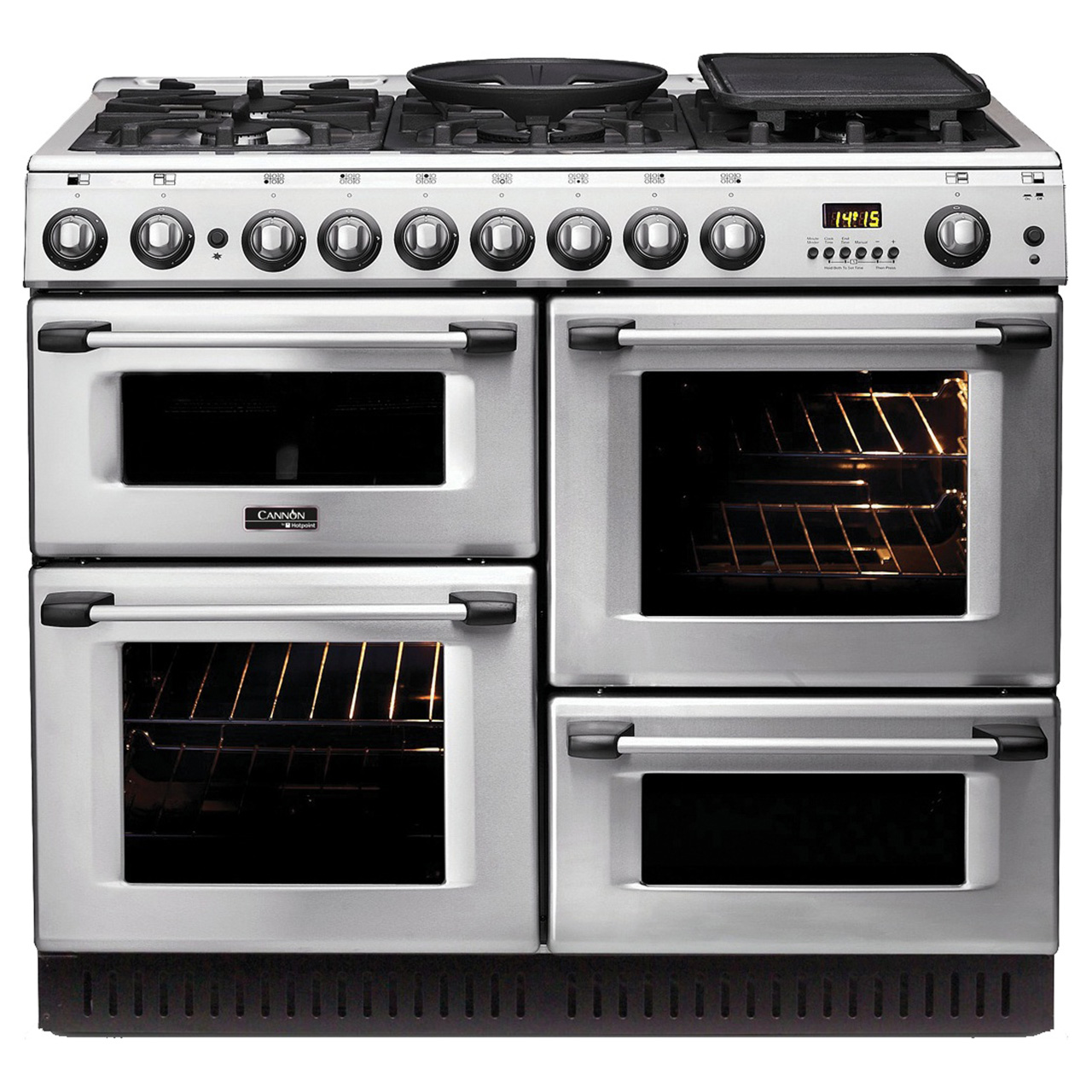 Hotpoint stainless steel online cooker