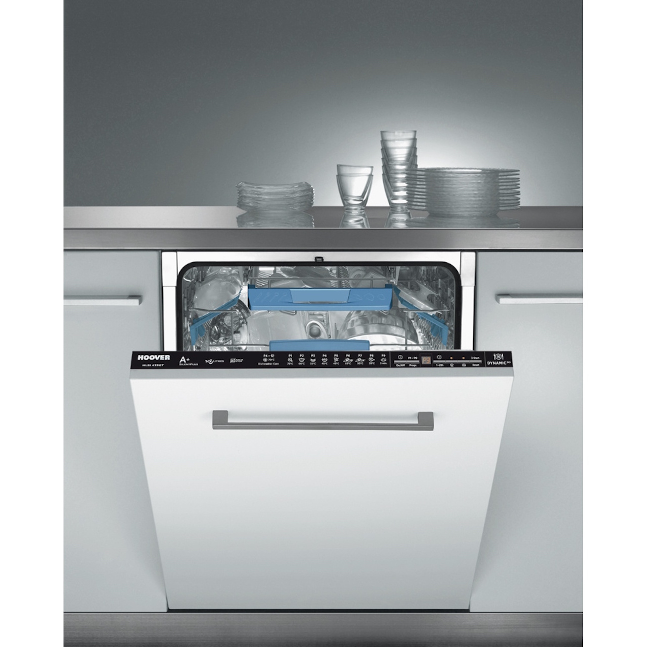 hoover 16 place integrated dishwasher