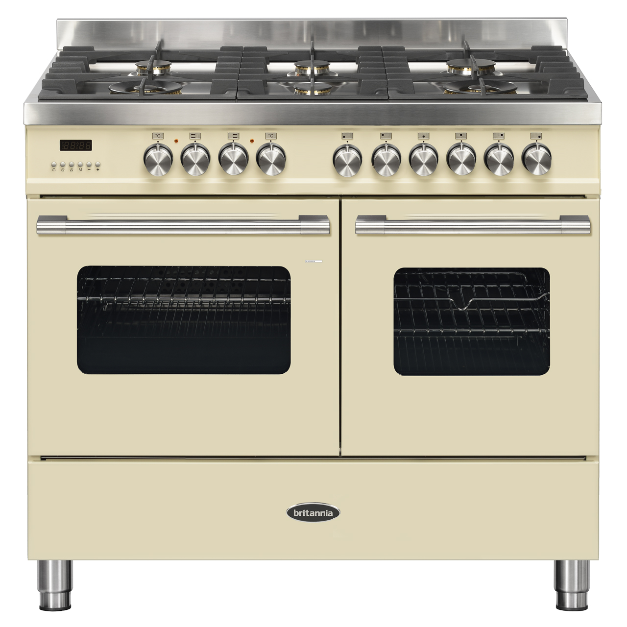 britannia stainless steel range cooker