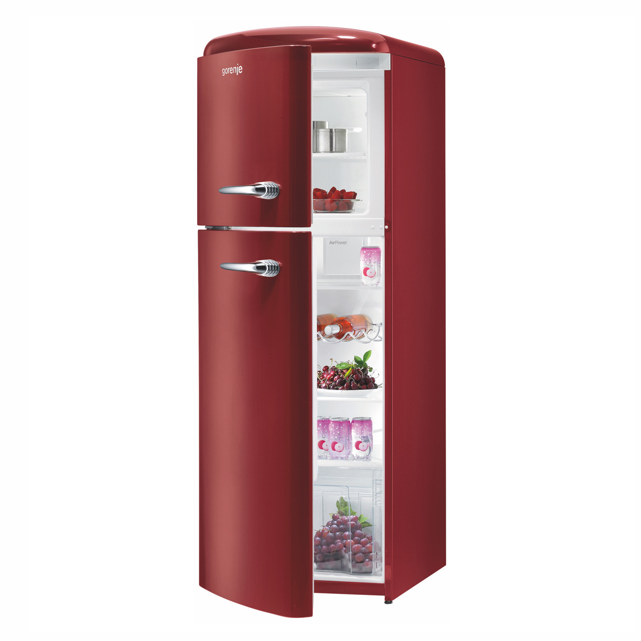 red fridge freezers for sale