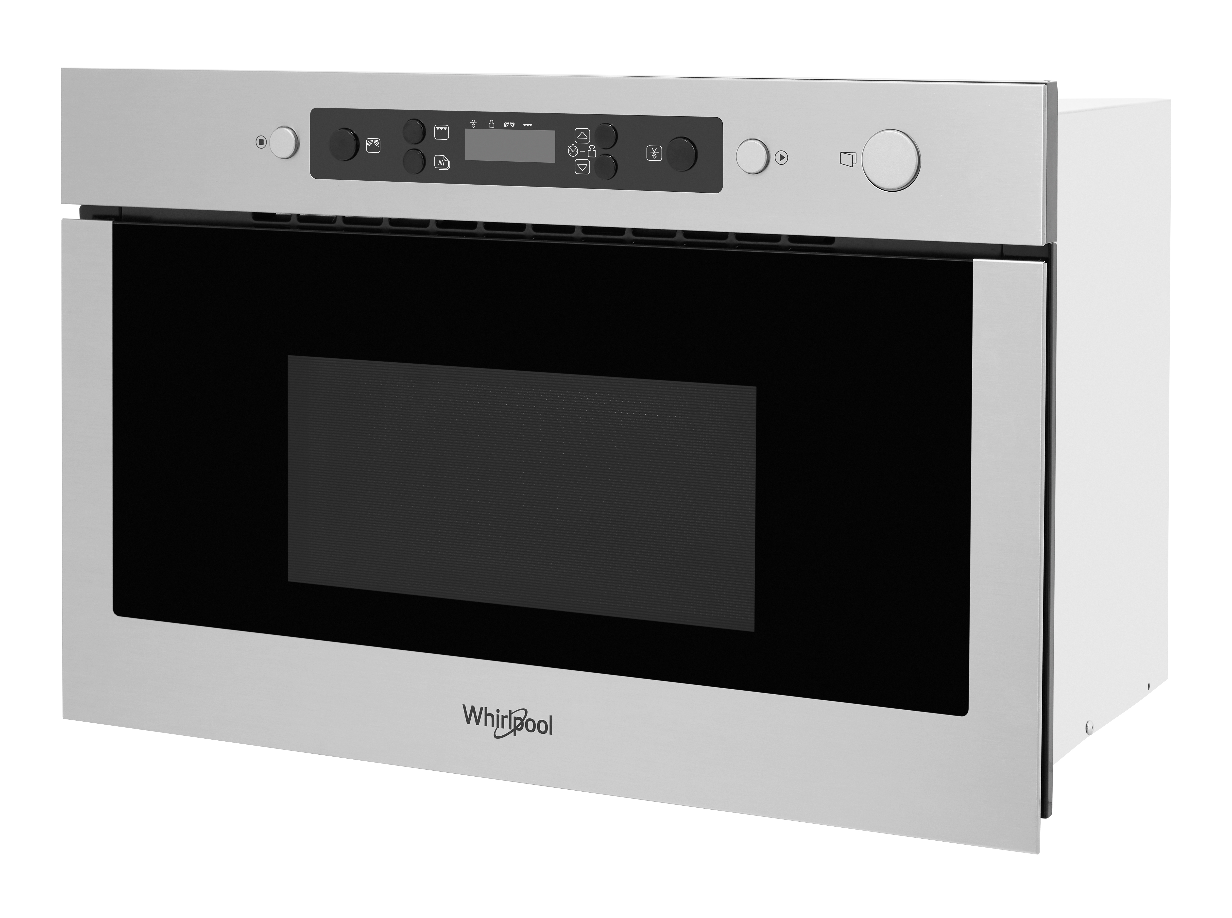 Whirlpool AMW 492 IX Built-in Stainless Steel Microwave with Grill 750 Watt 22 Litre 