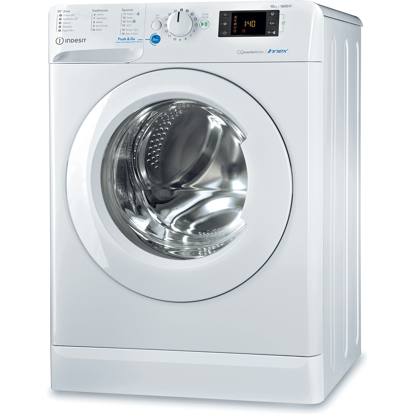 Indesit Innex Push And Wash Mode D Emploi
