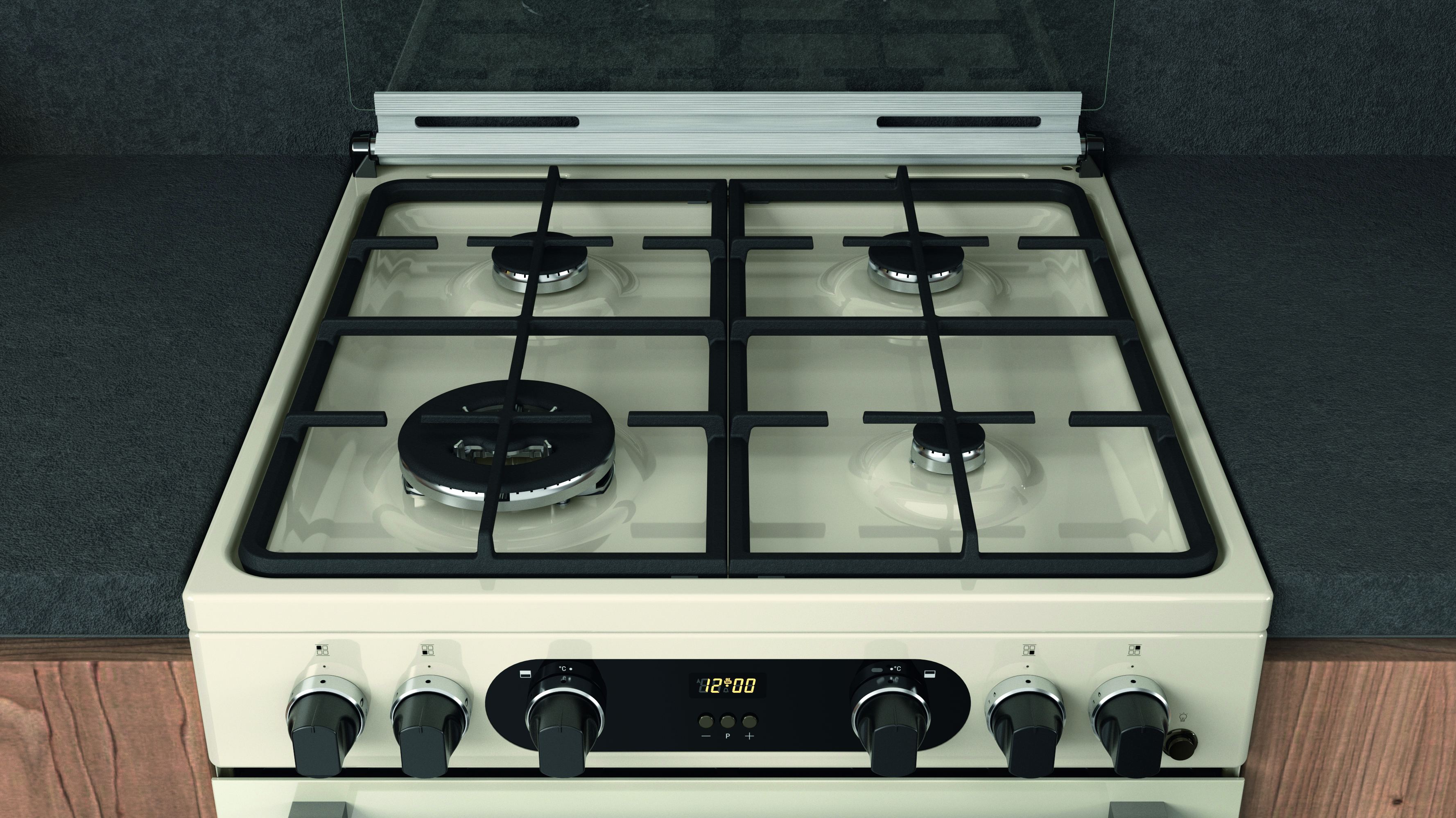 hotpoint cream gas cooker